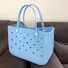 Bolsa de Playa EVA Color Caramelo Amazon Bolsa de Almacenamiento de Gran Capacidad Bolso de Mano para Mujer Estampado con Logo Estilo Europeo y Americano