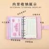 Pode colocar dinheiro livro de contas conta bancária nota fiscal livro de detalhes de contabilidade livro de folhas soltas livro de vida cadeado com senha receitas e despesas dinheiro conta manual armazenamento gestão financeira