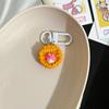 Llavero de Sanrio con forma de pastel de luna del Festival del Medio Otoño, diseño de chica, dulce y lindo, para bolso de estudiante, regalo para novias.