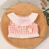 Ropa para muñeca de 10 cm, camiseta de manga corta, chaleco para muñeca, colección de atuendos para muñeca Labubu de 17 cm