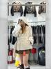 Abrigo de Moda Exclusivo Transfronterizo con Piel Integrada para Mujer 2025 Otoño e Invierno Nuevo Cárdigan de Terciopelo Visón Sintético Abrigo de Piel