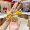 Nuevo Modelo Popular Oro Puro 999 Bolsa de la Suerte Bolsa de Oro Colgante Llavero Teléfono Móvil Regalo Pequeño Venta al por Mayor