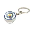 Chaveiro Pingente Bola de Cristal com Logo de Clube de Futebol Europeu Acessórios de Produto Novo Transfronteiriço Pingente de Chaveiro de Metal