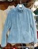 Coleção Outono/Inverno 2026 Jaqueta Longa de Lã com Gola Alta Cardigan com Zíper Manga Longa 449753/479611