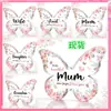 Novo produto criativo transfronteiriço: Borboleta de Acrílico Dia das Mães Inglês Dia dos Namorados borboleta surpresa ornamento de artesanato para mesa