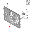 Adequado para Peugeot Novo 308 (Anos 16-19) 408 (Anos 14-18) 308S Moldura do Ventilador Digital Moldura do Tanque de Água