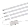 Luminária de escritório LED tira longa pavio quadrado através da tira de lâmpada patch transformação 0,9/1,2 metros luminária pendente acessórios de fonte de luz