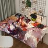 Toalha de mesa secundária Evangelion Anime Toalha de mesa para dormitório estudantil Toalha de mesa para estudo Toalha de mesa de jantar Toalha de mesa de centro deslavável