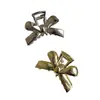 Pinza para el pelo de metal con lazo pequeño para mujer, pinza de tiburón para la parte trasera de la cabeza, pinza de agarre con temperamento, accesorio para el pelo, pinza para el pelo, sentido de alta calidad