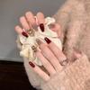 Naizi Fototerapia Hecha a Mano Pura Uñas Postizas Diosa Llegando Venta al por Mayor Productos Terminados Reutilizable Parche de Arte de Uñas Removible