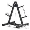 Rack para Mancuernas con Agujeros Grandes y Pequeños, Barra para Mancuernas y Rack para Discos de Peso, Rack de Almacenamiento, Organizador de Discos de Peso, Rack de Exhibición para Mancuernas de Entrenamiento Personal