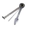 Cuchillo para Cigarrillos, Cuchillo para Pipa Simple Plegable Tres en Uno, Limpieza de Ceniza, Rascador de Hierba, Aguja, Cuchillo Simple para Cigarrillos