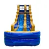 Resbaladilla acuática inflable para niños, Combinación de resbaladilla para piscina al aire libre, Diseño a prueba de sol y antideslizante, Colchoneta de aterrizaje acolchada para prevenir colisiones