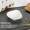 Plato con sabor a melamina plato pequeño de plástico blanco similar a porcelana plato restaurante restaurante de olla caliente plato para salsa para mojar condimento plato para vinagre plato para condimento