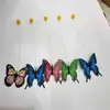 Mariposa y Pájaro Giratorios Eléctricos Mariposa Colibrí Eléctrico Juguete Enrollable de Flor para Gato Juguete Interactivo para Mascotas