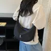 Bolso Bandolera Bolso Dumpling para Mujer 2025 Nuevo Versátil Casual de Lona Bolso de Hombro Deportivo Ligero Elegante Pequeño