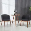 Juego de Mesa y Sillas de Comedor Imitación Madera Maciza Nórdica, Mesa Redonda Creativa de Ocio Minimalista Moderna para Apartamento Pequeño, Sillas para Cafetería