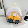 Bolsa Escolar para Jardim de Infância de Comércio Exterior, Mochila Fofa de Casca Dura com Desenho de Carro, Lancheira, Mini Mochila para Bebê