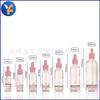 Botella de aceite esencial rosa melocotón de 5ml-100ml botella de vidrio con gotero de 30ml botella de aceite esencial botella de aceite esencial cosmético