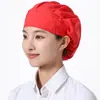 Chapéu de Chef Atacado Transfronteiriço para Mulheres, Touca de Trabalho para Cozinha, Chapéu para Catering, Anti-Óleo e Fumaça, Ajustável para Cozinhar, Personalizável para Restaurantes e Cantinas