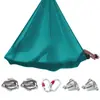 Hamaca de Yoga Aéreo 7m Set Uso en Casa Placa Fija Accesorios Cuerda de Suspensión Elástica Tela para Colgar Estudio de Yoga