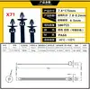 Abraçadeiras de Cabo para Carro Material Nylon Pa66 Várias Especificações Abraçadeiras de Cabo Tipo Cabeça de Avião Abraçadeiras de Cabo para Chicote Abraçadeiras de Cabo Autotravantes com Dente Reversível
