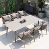 Mesa y Sillas de Cuerda para Exteriores Pueden Ser Ratán Patio Jardín Hotel B&b Al Aire Libre Moderno Sencillo Ocio Combinación de Mesa y Sillas de Comedor
