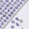Broca para uñas con punta de Shi Yue, con destello transfronterizo, joyería para uñas con múltiples cortes, de cristal redondo, venta al por mayor
