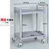 Carro médico de tratamiento ABS, mesa móvil multifuncional para equipos médicos, carro para el cuidado de instrumentos de salón de belleza.