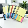 Cuadernos de espiral de colores personalizados, notas adhesivas de colores, separadores de índice para hojas sueltas, blocs de notas y notas adhesivas reutilizables a juego