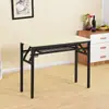 Mesa Longa Dobrável Simples Armazenamento Minimalista Treinamento Estudo Mesa de Escritório Mesa de Conferência Casa Retangular Pequena Mesa de Jantar