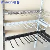 Soporte de Tubo Cuadrado M183 Accesorios para Columna Aa Tarjeta de Inserción de Tubo Cuadrado de Acero Inoxidable Soporte para Exhibidor de Tienda de Ropa Brazos de Soporte Izquierdo y Derecho