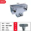 Conector Galvanizado para Tubo Cuadrado 40*40mm 25*25 Sujetador de Encaje sin Soldadura Junta Conector para Barandilla de Acero Cuadrado