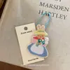 Coreia do Sul Nova Cor Urso com Laço Coelho Princesa Chaveiro Doce Fofo Pingente de Bolsa de Contas Mulheres
