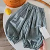 Pantalones Anti-Mosquitos para Niños, Pantalones de Verano para Bebé, Pantalones Finos Frescos con Protección Solar, Pantalones Largos para Niños y Niñas, Pantalones Jogger Sueltos para Niños Pequeños