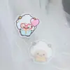 Insignia Acrílica Oveja Perezosa Lobo Gris Broche Colgante para Mochila Accesorios de Decoración Ropa Accesorios para Bolsa Regalos
