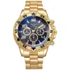 Nuevo moda europea y americana hombres negocios simple esfera grande banda de acero hombres reloj Medio Oriente explosiones fabricantes en stock lote