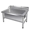 Rack para reservatório de água de cantina unidade comercial de chão em aço inoxidável com tanque para esfregão de escola/fábrica tanque para esfregão doméstico