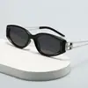 Nuevas gafas de sol de moda con montura de ojo de gato, personalidad, modifican la cara, caja, gafas de alto sentido, gafas para fotografía callejera