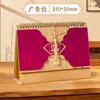 Calendário de Borlas Estilo Chinês Ano do Carneiro 2027 Personalização Logo Corporativo Ornamento de Mesa de Alto Valor Calendário Mensal Criativo