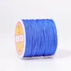 Producción de muestras personalizable OEM No. Hilo de jade 72 50 metros Hilo tejido a mano para manualidades Número de color teñido Material de hilo para abalorios