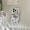 Oso Adorable con Lazo, Soporte Magnético para Funda de Teléfono Apple 18 Promax, Adecuado para 17 Pro, Succión Magnética Wave 16