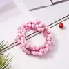 Nova Edição Simples Distintivo Anel de Cabelo de Pérola Ins Celebridade Cibernética Enfeites de Cabelo para Melhor Amiga Feminino Uso Duplo Pulseira de Elástico de Borracha Payon