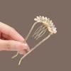 Horquilla para el cabello con borla de perlas de estilo nacional, nuevo estilo chino, estilo antiguo, para mujer, de alta gama, en forma de U, accesorios para el cabello para falda cara de caballo