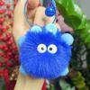 Conejo esponjoso elfo bola de carbón muñeca llavero colgante bolso colgante máquina de muñecas regalo pequeño venta al por mayor