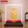 Ornamentos de Veludo Dourado Areia do Deus da Riqueza para Atrair Riqueza Estátuas de Buda Ornamentos Banhados a Ouro Abertura Banhada a Ouro para Atrair Riqueza Estátuas de Buda de Templo para Adoração