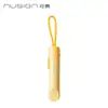 Cuchillo Utilitario Mini de Hoja Negra Conveniente Deli Ns068 con Correa de Seguridad para Uso Doméstico y Apertura de Paquetes