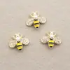 Nuevas Decoraciones para Uñas de Aleación Insecto Lindo Abeja Esmalte de Goteo Decoraciones para Uñas Caricatura Decoraciones de Pedrería Uñas Portátiles