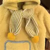 ¡Gente Estrella Original Tongxingyuan! Chaqueta con Capucha de Elfo Estilo Coreano para Niños y Niñas, Abrigo de Algodón para Bebé, Transfronterizo