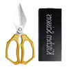 Tijeras Fuertes de Cabeza Grande para Huesos de Pollo Tijeras de Cocina Multifuncionales Engrosadas Tijeras de Acero Inoxidable con Mango de Aluminio Fabricante Fuerte Mayorista de Comercio Electrónico